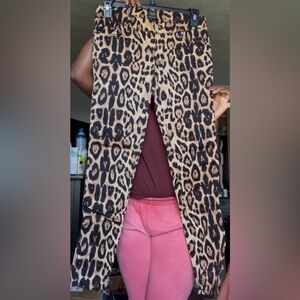 Tripp NYC Leopard Print Skinny Pants